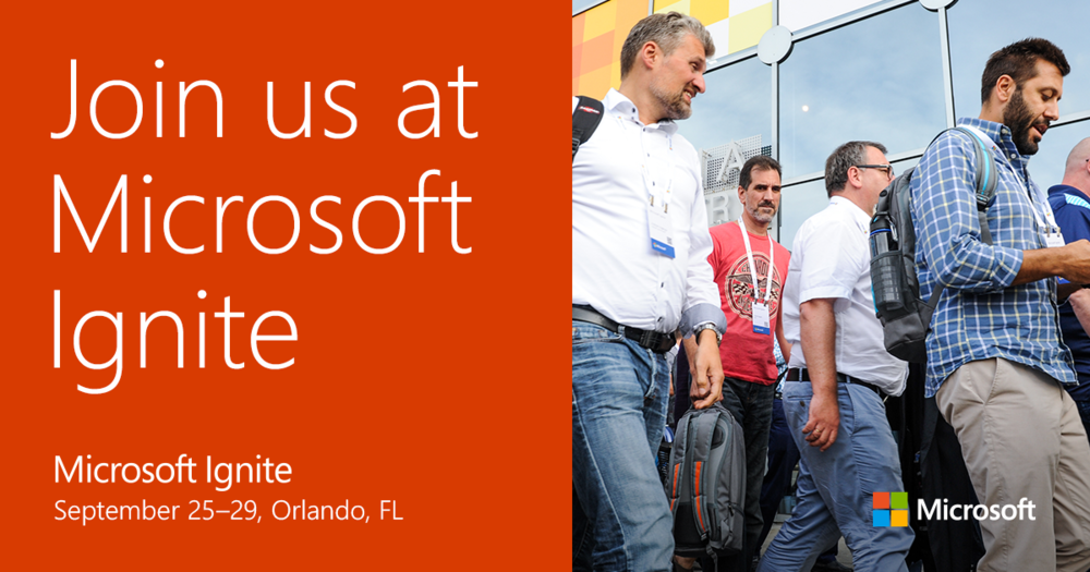 Join Us at Microsoft Ignite in Orlando